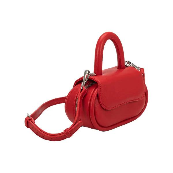 Melie Bianco Cici Red Recycled Vegan Crossbody Bag