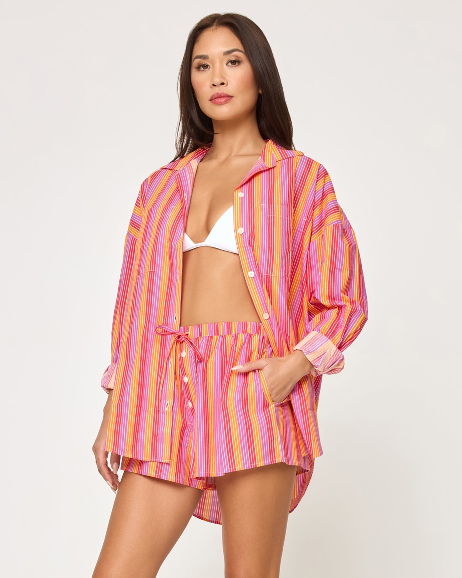 Skipper Short - Bondi Babe Stripe