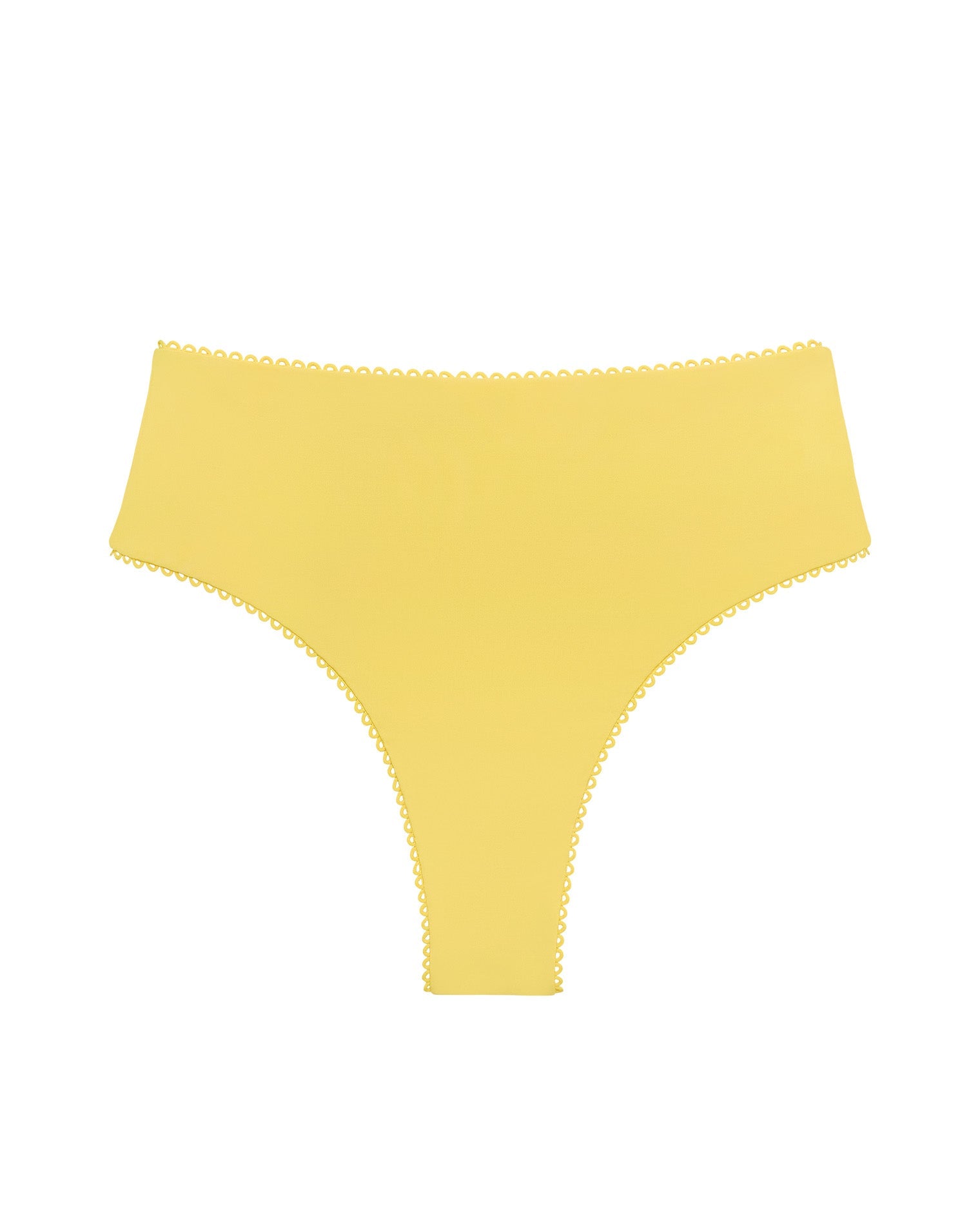 LSPACE Soleil bikini bottom in Ditsy, off-model flat lay.