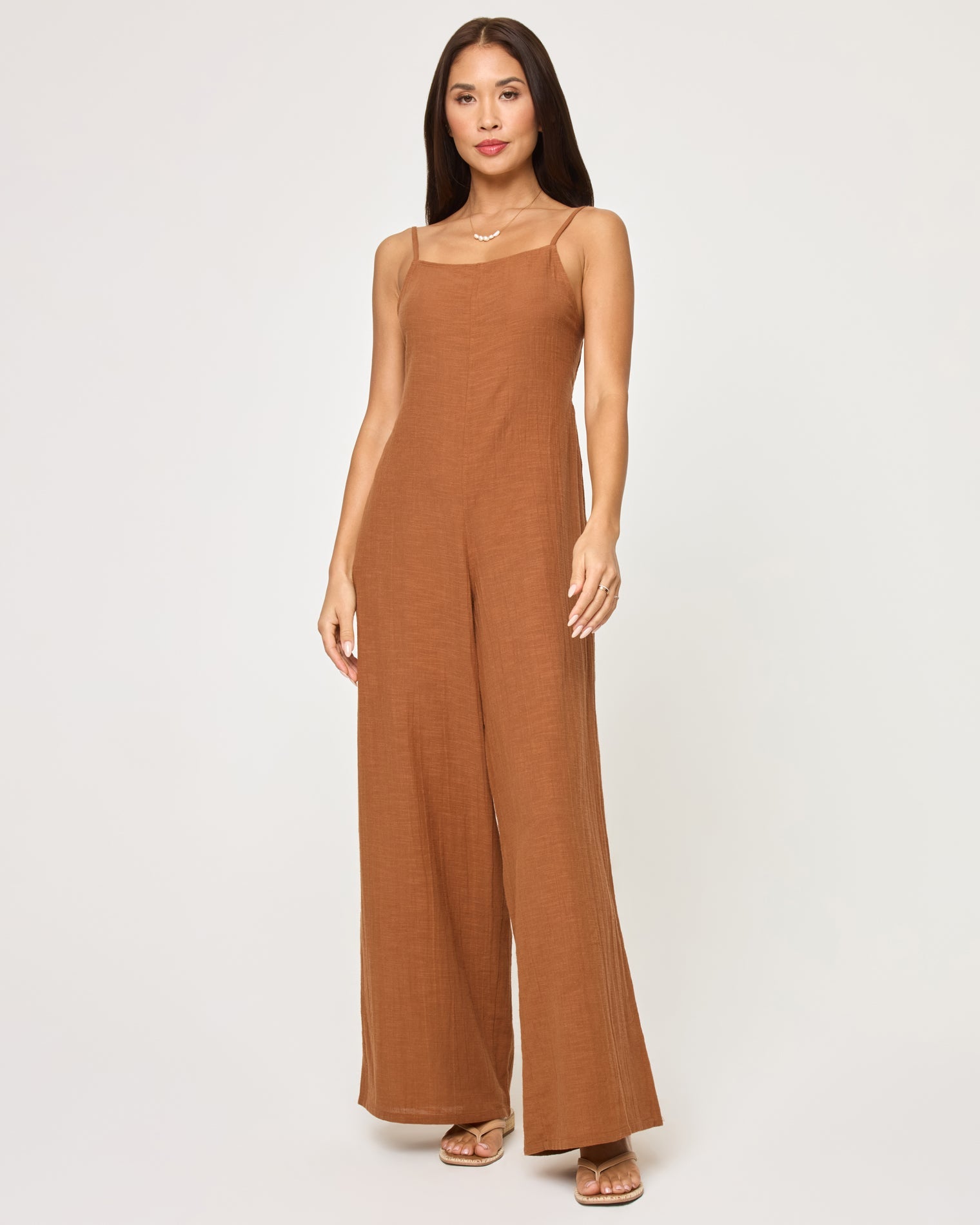 Jaida Jumpsuit - Brown Sugar