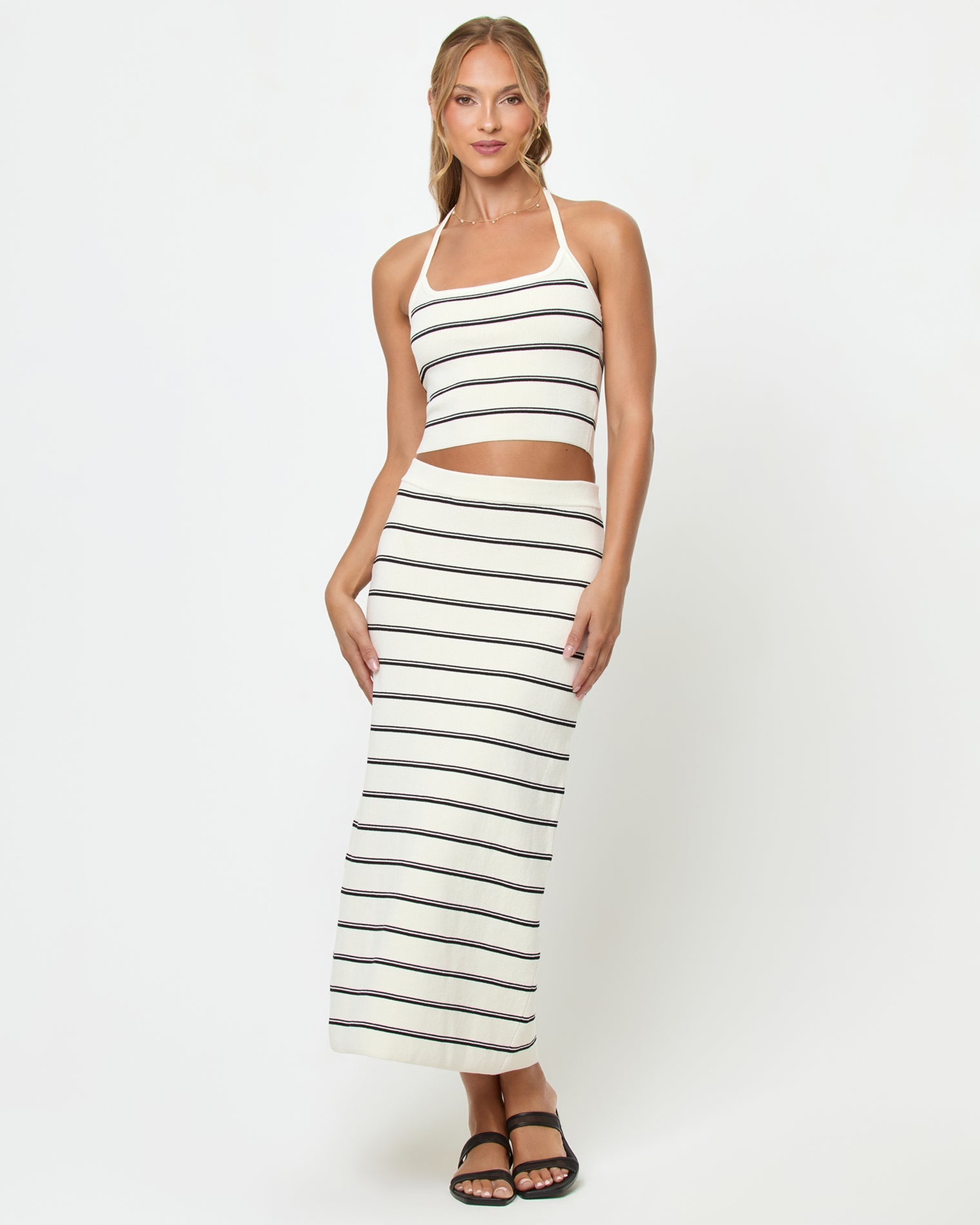 Positano Top - Mykonos Stripe