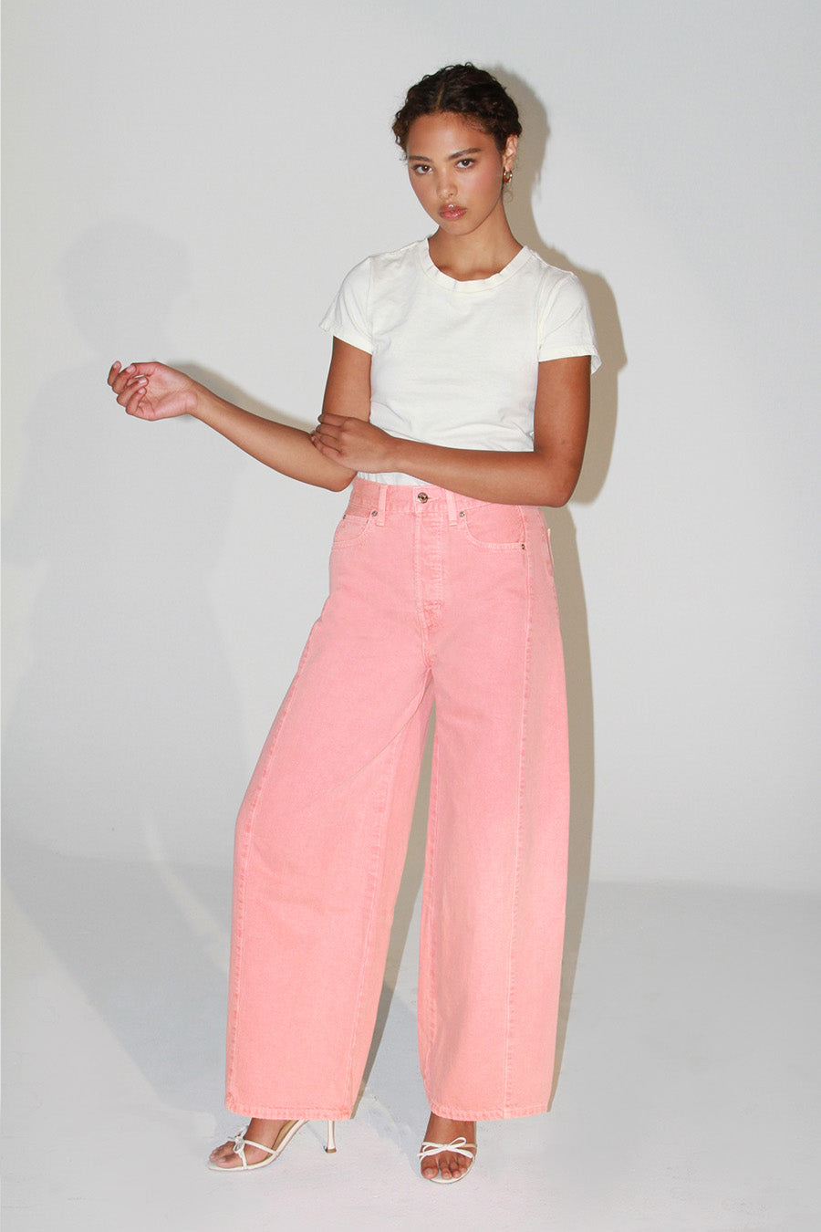 Arden Wide Leg - Flamingo