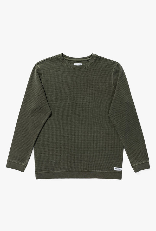 Preston Transseasonal Fleece in Olive Military
