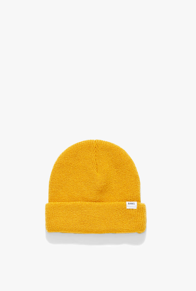 Banks Primary Beanie in Ochre