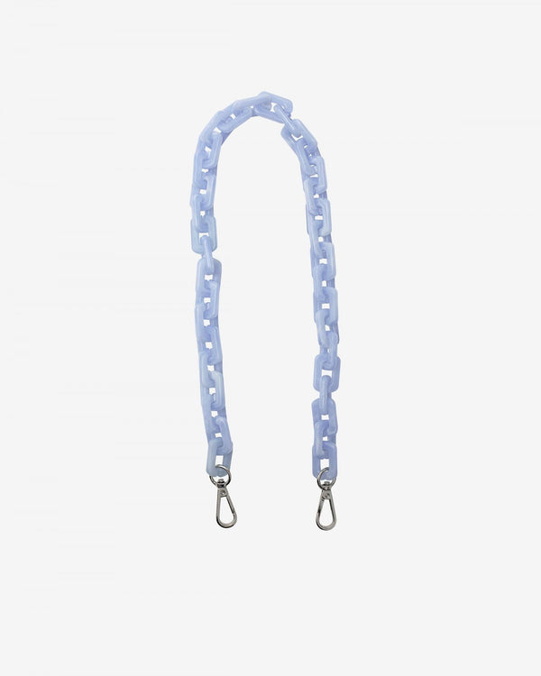 SQUARED CHAIN HANDLE - LIGHT BLUE