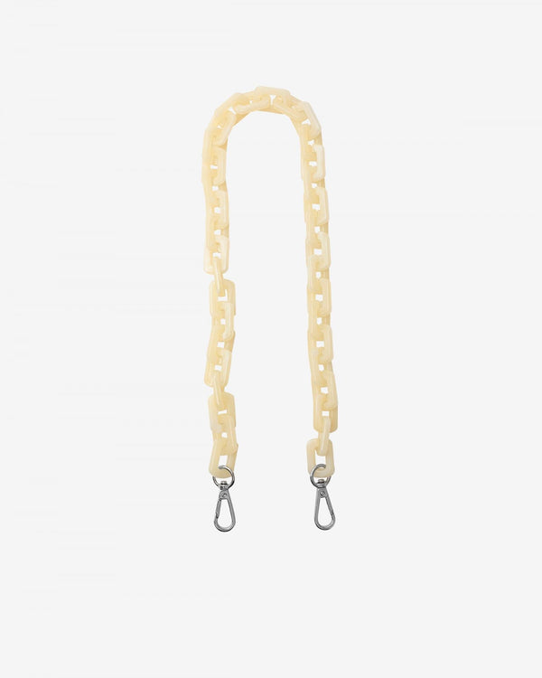 SQUARED CHAIN HANDLE - SOFT YELLOW