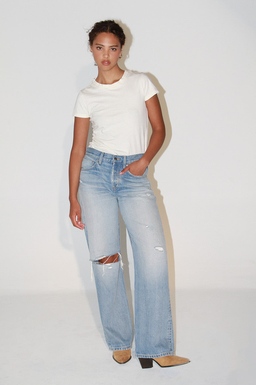Stanton Relaxed Wide Leg - Ithica