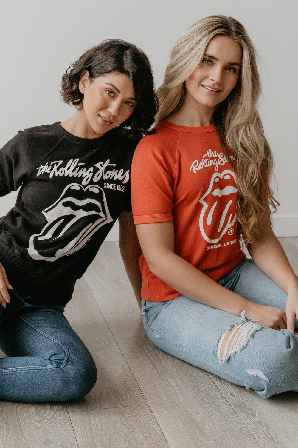 Rolling Stones Black Raglan Tee