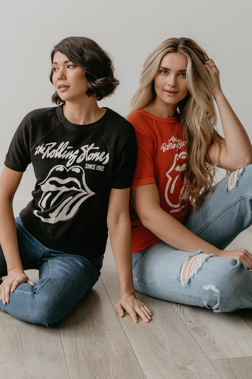 Rolling Stones Black Raglan Tee