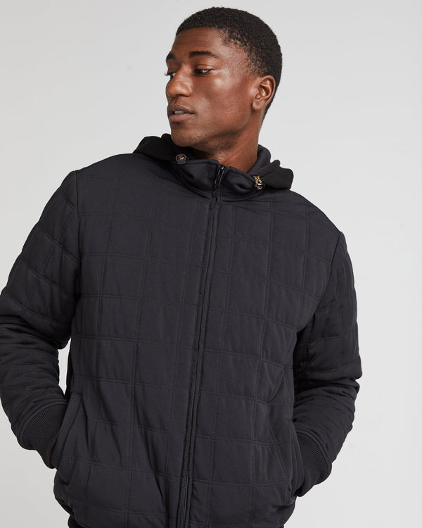 Men's Quilted Modal Bomber Jacket