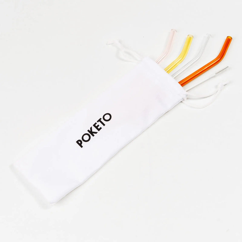Glass Straws in Warm