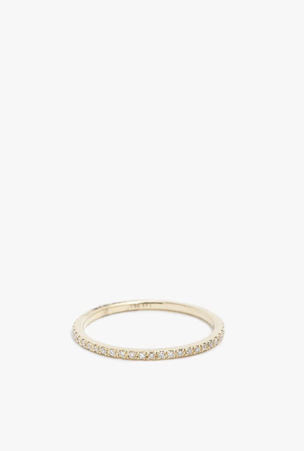 Axis Ring w/ Pave Diamonds