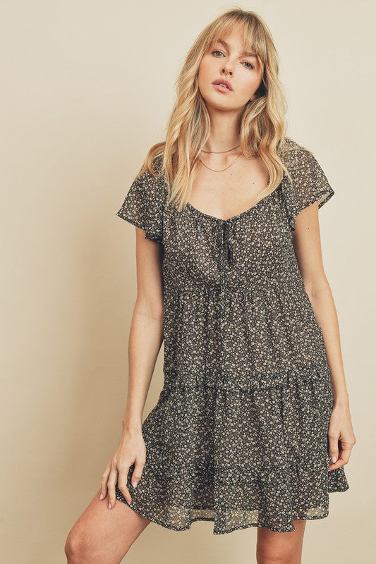 Stevie Swing Dress in Indigo