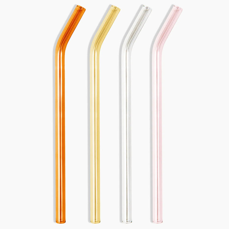 Glass Straws in Warm