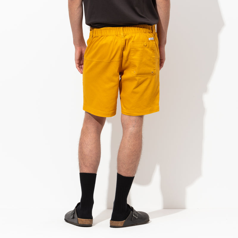 Big Bear Twill Walkshort in Dark Mustard