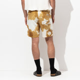 Washed up Elastic  Walkshort in Tobacco