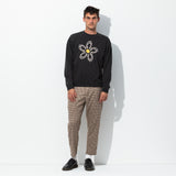 Camino Crew Sweatshirt in Dirty Black