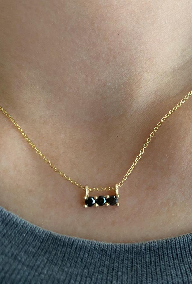 3S Black Diamond Necklace