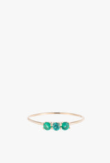 3S Emerald Ring