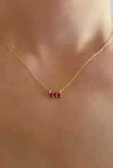 Ruby 3S Necklace