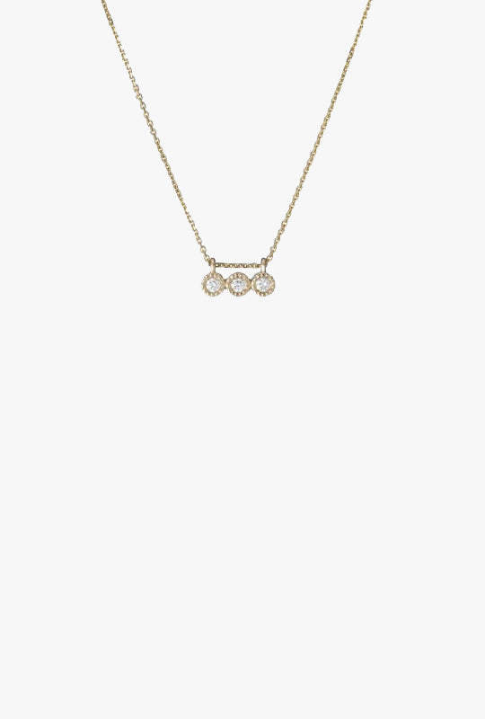 3 Diamond Necklace