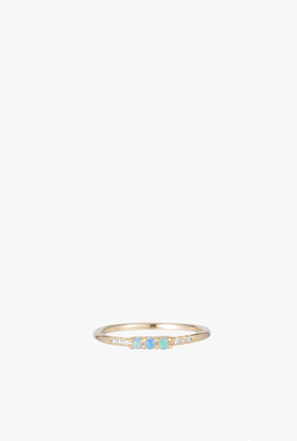 3 Opal Equilibrium Ring