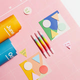 Geometric Sticky Notes in Cool
