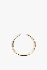 White Equilibrium Cuff Ring