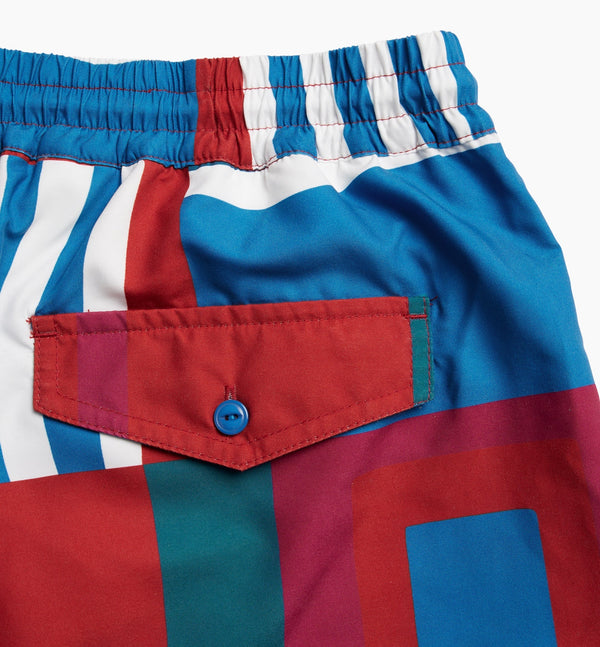 Hot Springs Pattern Swim Shorts