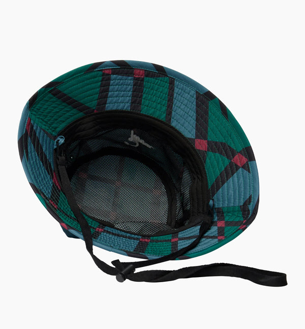 Squared Waves Pattern Safari Hat