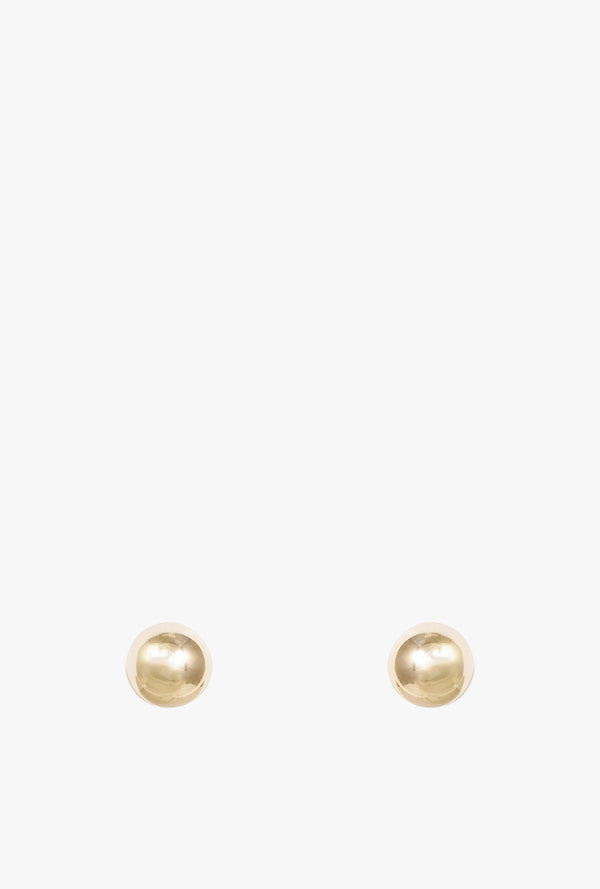 Mixed Metal Spheres Earrings