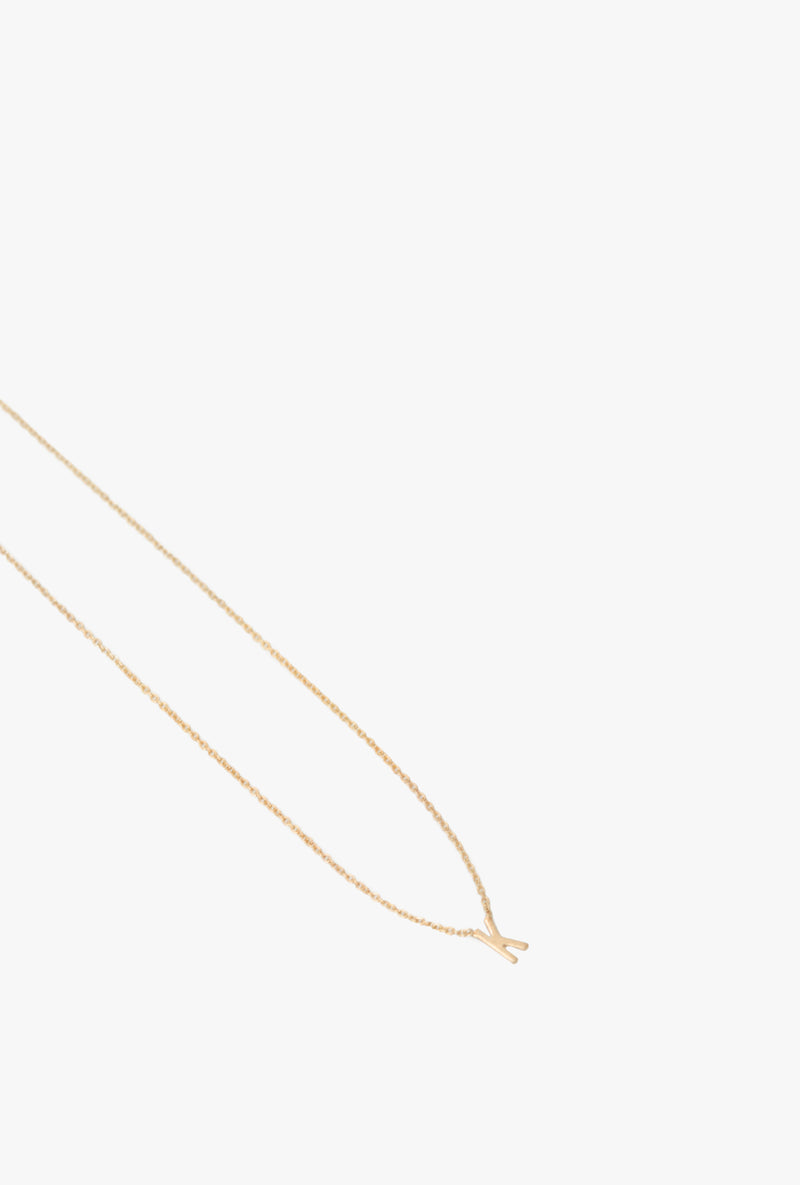 Initial Necklace K