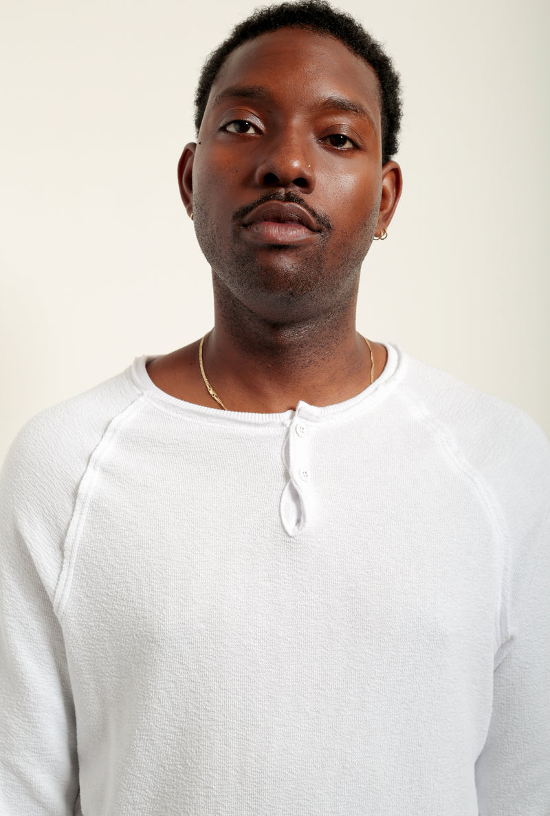 Jacquard Henley
