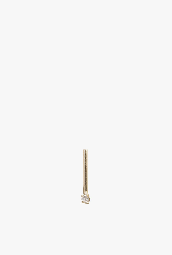 Matchstick Diamond Earring - Single
