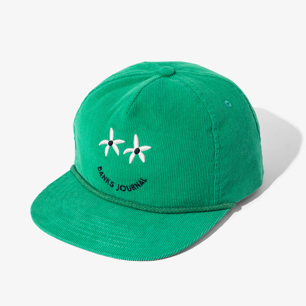 Smile Hat in Emerald Green