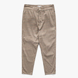 Downtown Plaid Pant in Taupe