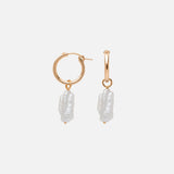 Anna Hoops + Biwa Pearl Charms