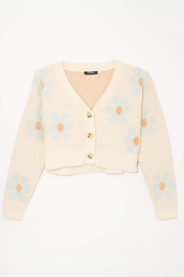 Lei Fluffy Cardigan