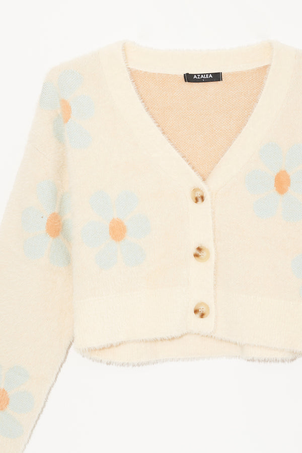 Lei Fluffy Cardigan