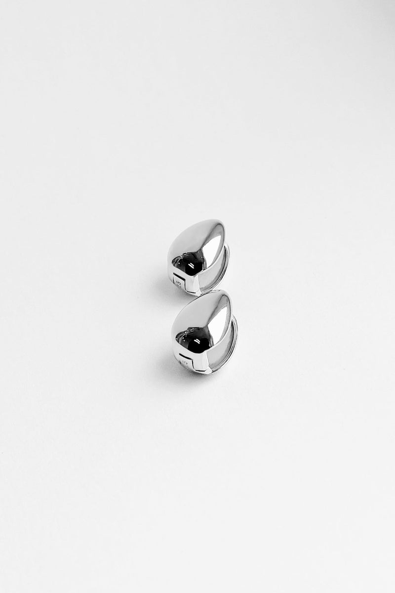 Almond Huggie Hoops