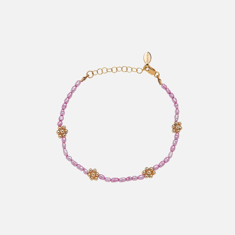 Daisy Bracelet in Lilac