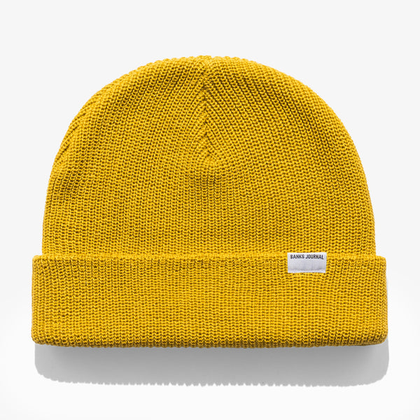 Banks Journal Primary Beanie in Dark Mustard