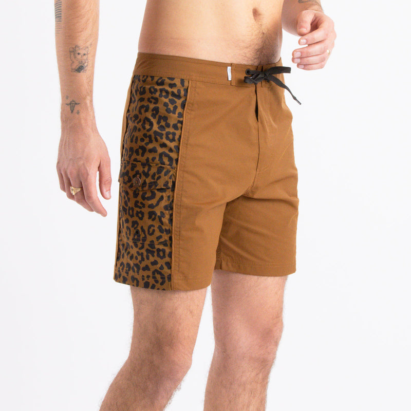 Wild Boardshort in Dark Amber