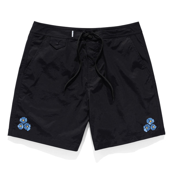 Petals Boardshort in Black