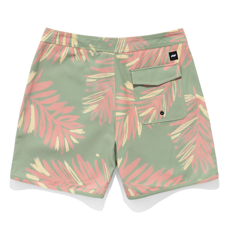 Seasons Boardshort in Green Tea