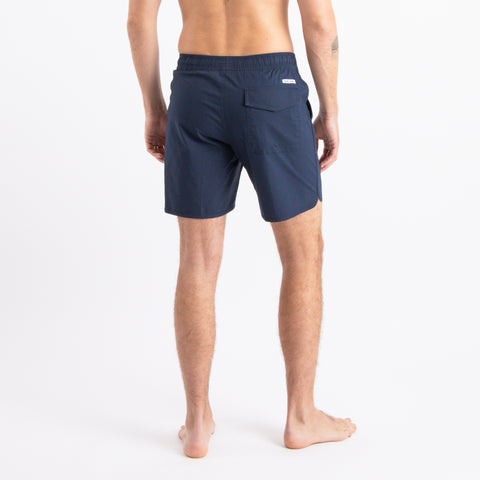 Label Boardshort in Dirty Denim