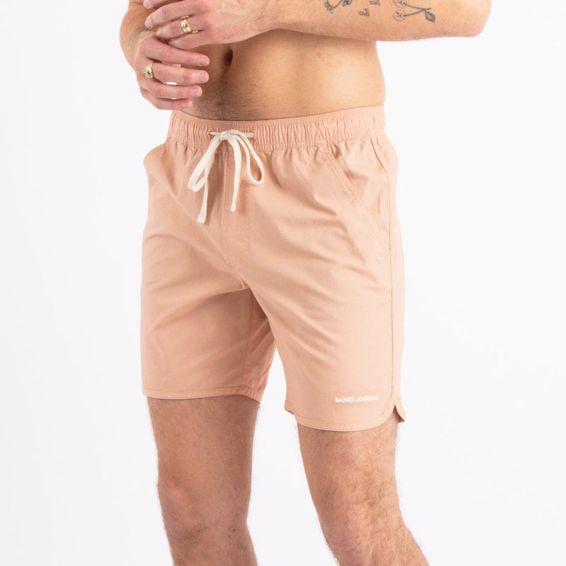 Label Boardshort in Maple