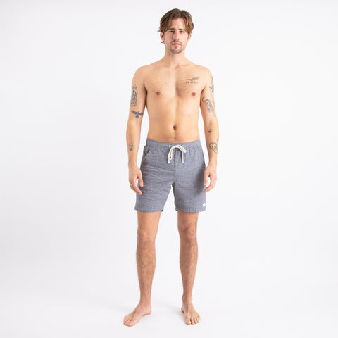 Tallows Elastic Boardshort in Washed Grey