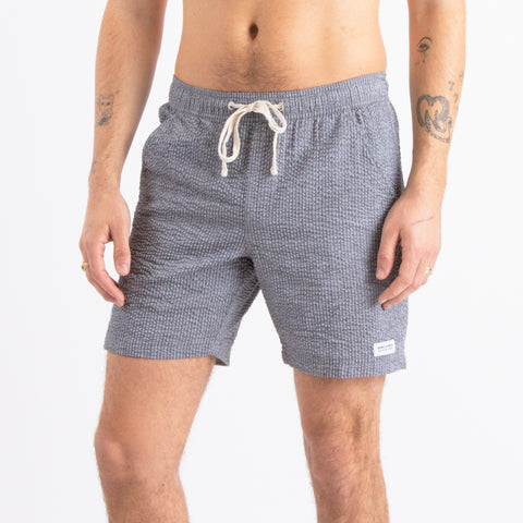 Tallows Elastic Boardshort in Washed Grey