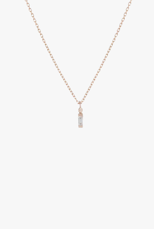 Baguette Dot Necklace